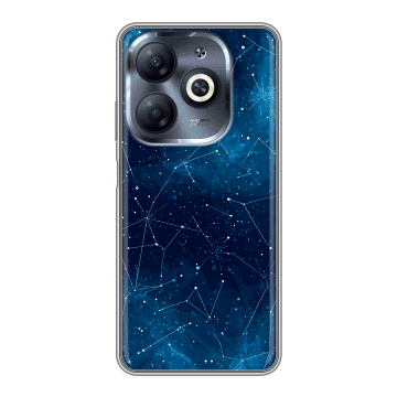 Силиконовый чехол на Infinix Smart 8 HD с принтом Космос звезды