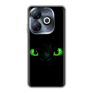 Силиконовый чехол на Infinix Smart 8 HD с принтом Как приручить дракона