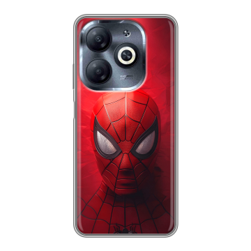 Силиконовый чехол на Infinix Smart 8 HD с принтом Spiderman Человек паук