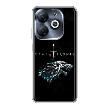 Силиконовый чехол на Infinix Smart 8 HD с принтом Игра Престолов Game Thrones
