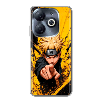 Силиконовый чехол на Infinix Smart 8 HD с принтом Naruto Наруто