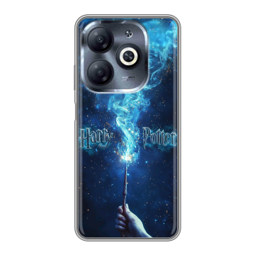 Силиконовый чехол на Infinix Smart 8 HD с принтом Harry Potter Гарри Поттер