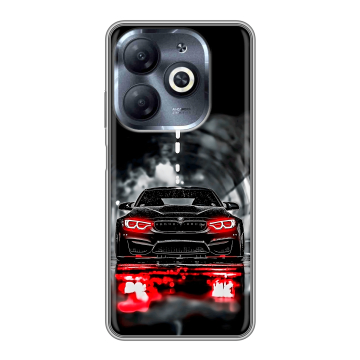 Силиконовый чехол на Infinix Smart 8 HD с принтом BMW БМВ Силиконовый чехол на Infinix Smart 8 HD с принтом BMW БМВ