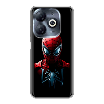 Силиконовый чехол на Infinix Smart 8 HD с принтом Spiderman Человек паук