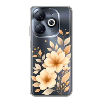 Силиконовый чехол на Infinix Smart 8 HD с принтом для девушки