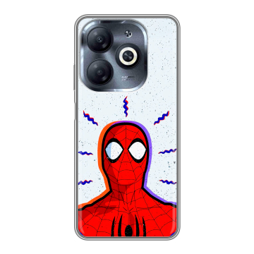 Силиконовый чехол на Infinix Smart 8 HD с принтом Spiderman Человек паук