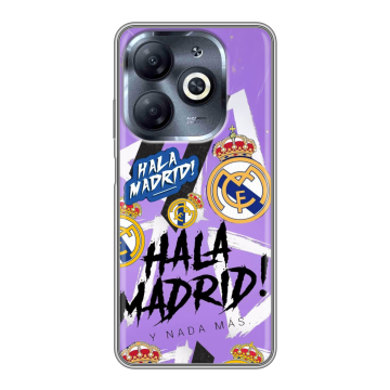 Силиконовый чехол на Infinix Smart 8 HD с принтом Real Madrid Реал Мадрид