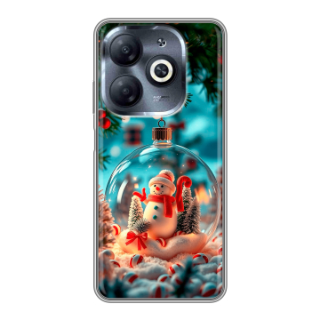 Силиконовый чехол на Infinix Smart 8 HD с принтом Новый год