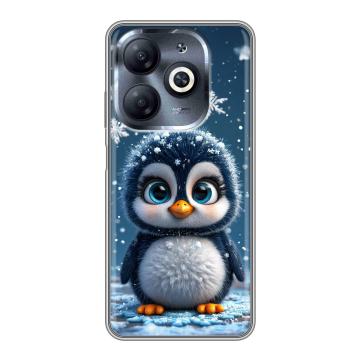 Силиконовый чехол на Infinix Smart 8 HD с принтом Новый год