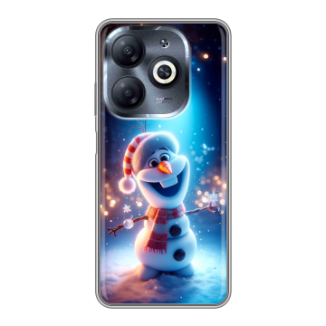 Силиконовый чехол на Infinix Smart 8 HD с принтом Новый год