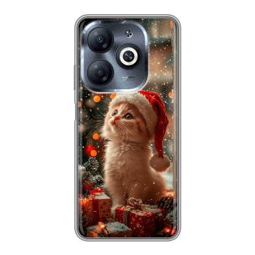 Силиконовый чехол на Infinix Smart 8 HD с принтом Новый год