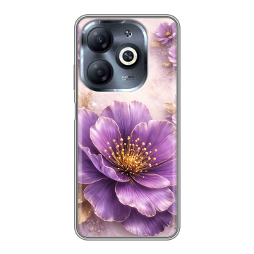 Силиконовый чехол на Infinix Smart 8 HD с принтом женский