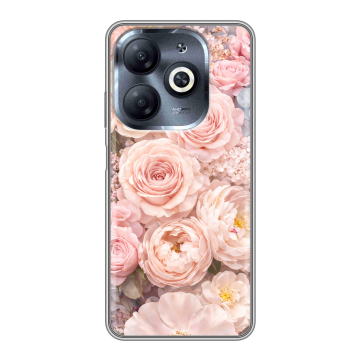 Силиконовый чехол на Infinix Smart 8 HD с принтом женский