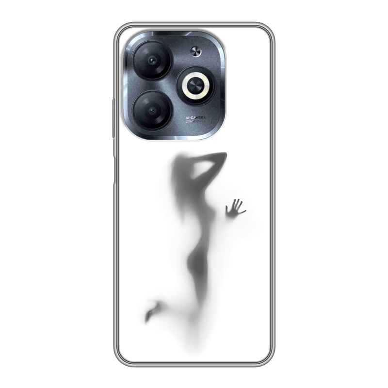 Силиконовый чехол на Infinix Smart 8 HD с принтом Силуэт Силиконовый чехол на Infinix Smart 8 HD с принтом Силуэт