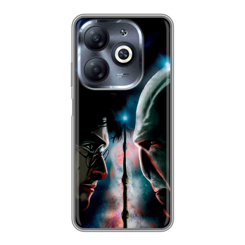 Силиконовый чехол на Infinix Smart 8 HD с принтом Гарри Поттер Harry Potter Силиконовый чехол на Infinix Smart 8 HD с принтом Гарри Поттер Harry Potter