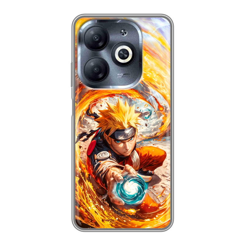Силиконовый чехол на Infinix Smart 8 HD с принтом Аниме Наруто Naruto Силиконовый чехол на Infinix Smart 8 HD с принтом Аниме Наруто Naruto