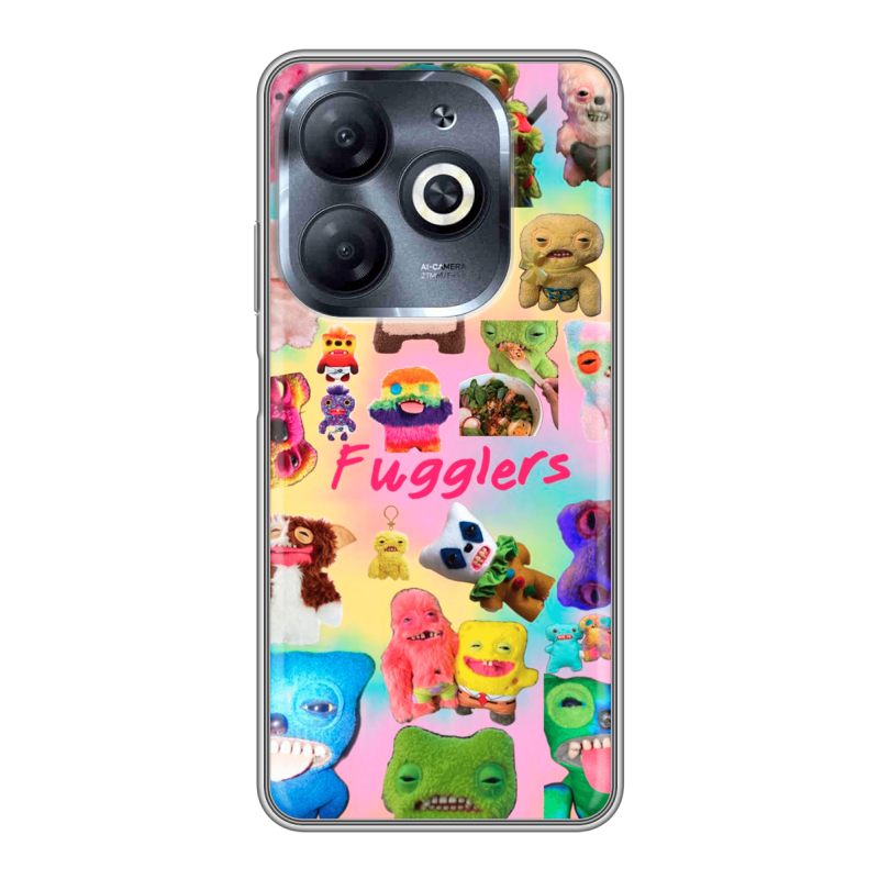 Силиконовый чехол на Infinix Smart 8 HD с принтом Флагер Fuggler Силиконовый чехол на Infinix Smart 8 HD с принтом Флагер Fuggler