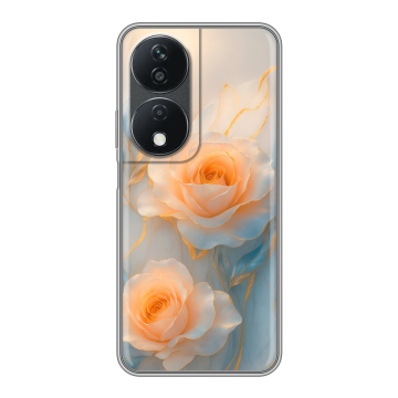 Силиконовый чехол на Honor X7b с принтом Женский