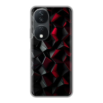Силиконовый чехол на Honor X7b с принтом Абстракция