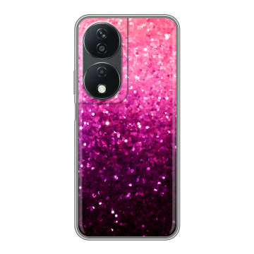 Силиконовый чехол на Honor X7b с принтом Блестки