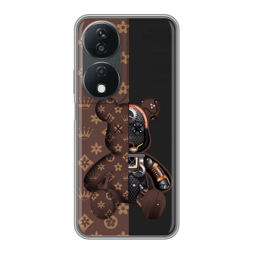 Силиконовый чехол на Honor X7b с принтом Луи робот