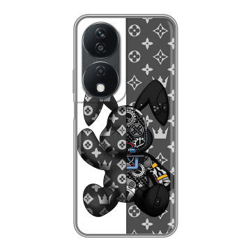Силиконовый чехол на Honor X7b с принтом Луи робот