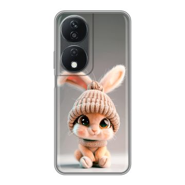 Силиконовый чехол на Honor X7b с принтом Кролик