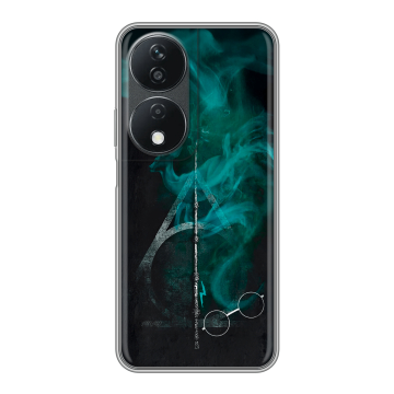 Силиконовый чехол на Honor X7b с принтом Гарри Поттер Harry Potter