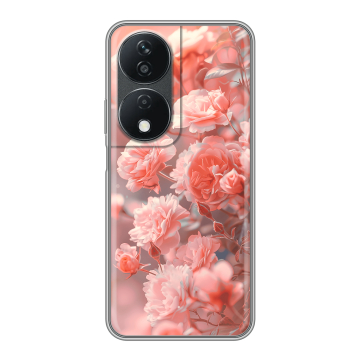 Силиконовый чехол на Honor X7b с принтом Розы цветы Силиконовый чехол на Honor X7b с принтом Розы цветы