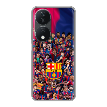 Силиконовый чехол на Honor X7b с принтом Барселона Barcelona