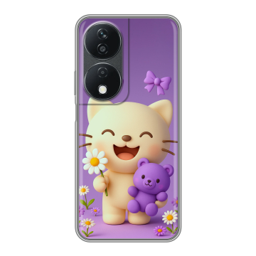 Силиконовый чехол на Honor X7b с принтом для девочек Силиконовый чехол на Honor X7b с принтом для девочек