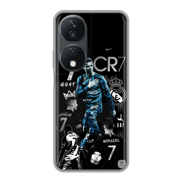Силиконовый чехол на Honor X7b с принтом Реал Роналдо