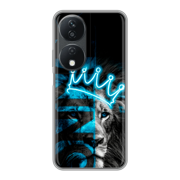 Силиконовый чехол на Honor X7b с принтом Король лев