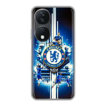 Силиконовый чехол на Honor X7b с принтом Chelsea Челси