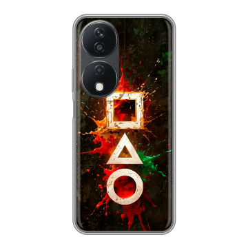 Силиконовый чехол на Honor X7b с принтом Squid Game Игра кальмара Силиконовый чехол на Honor X7b с принтом Squid Game Игра кальмара