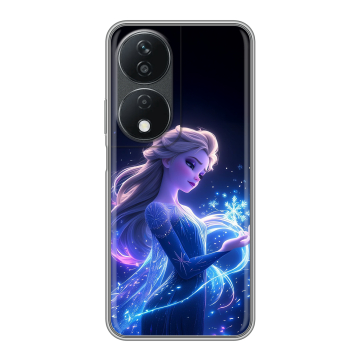 Силиконовый чехол на Honor X7b с принтом Холодное сердце Frozen Силиконовый чехол на Honor X7b с принтом Холодное сердце Frozen