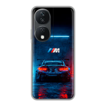 Силиконовый чехол на Honor X7b с принтом BMW БМВ