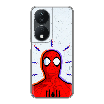 Силиконовый чехол на Honor X7b с принтом Spiderman Человек паук
