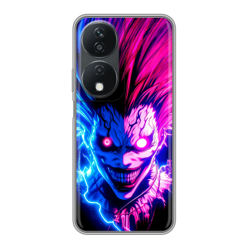 Силиконовый чехол на Honor X7b с принтом Death note Тетрадь смерти