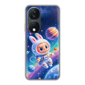 Силиконовый чехол на Honor X7b с принтом Labubu Лабубу Силиконовый чехол на Honor X7b с принтом Labubu Лабубу
