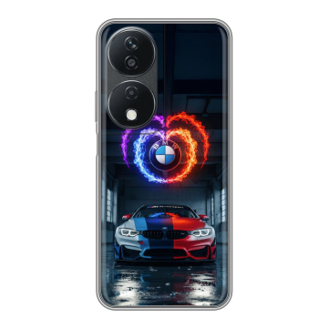 Силиконовый чехол на Honor X7b с принтом BMW БМВ Силиконовый чехол на Honor X7b с принтом BMW БМВ