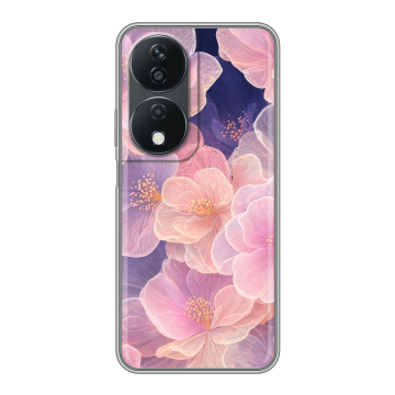 Силиконовый чехол на Honor X7b с принтом женский