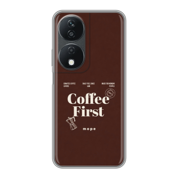 Силиконовый чехол на Honor X7b с принтом женский Силиконовый чехол на Honor X7b с принтом женский