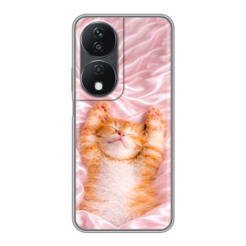 Силиконовый чехол на Honor X7b с принтом женский Силиконовый чехол на Honor X7b с принтом женский