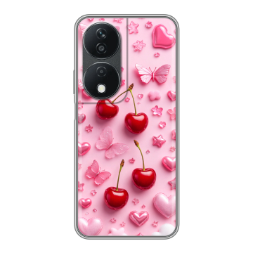 Силиконовый чехол на Honor X7b с принтом для девочек Силиконовый чехол на Honor X7b с принтом для девочек