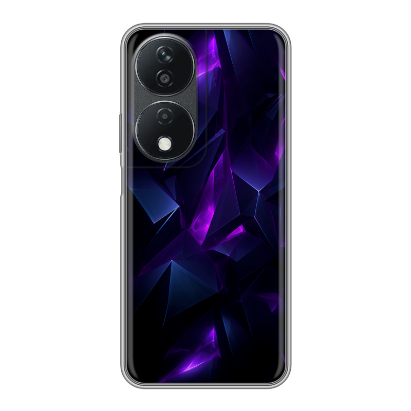 Силиконовый чехол на Honor X7b с принтом Абстракиция Силиконовый чехол на Honor X7b с принтом Абстракиция