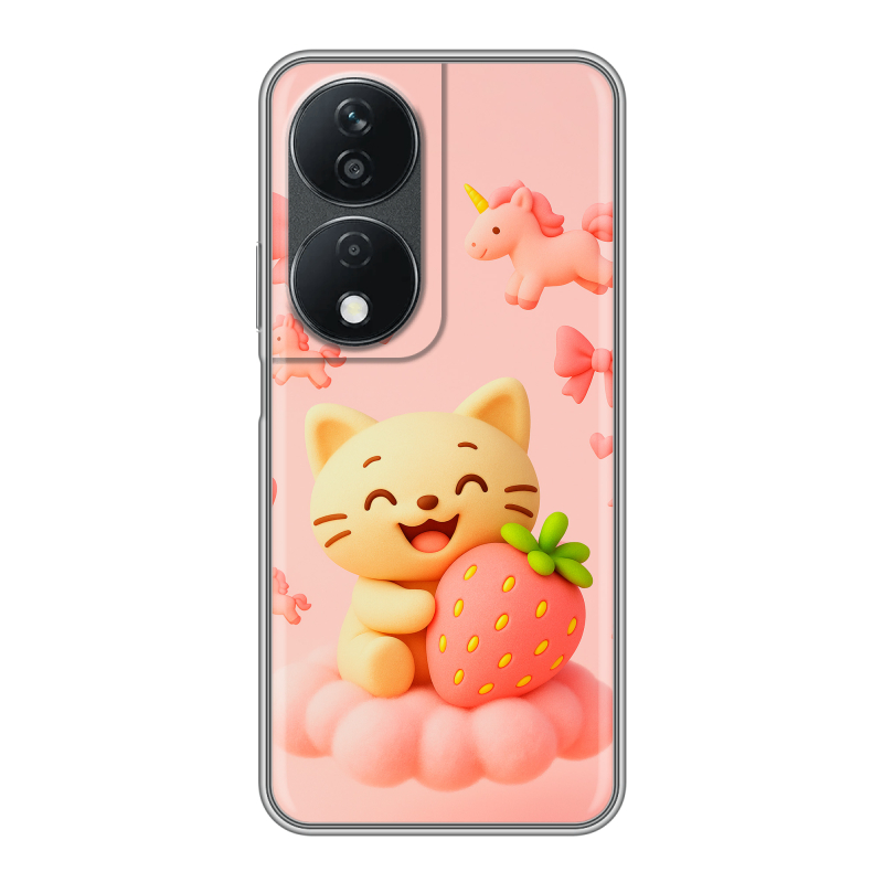 Силиконовый чехол на Honor X7b с принтом для девочек Силиконовый чехол на Honor X7b с принтом для девочек