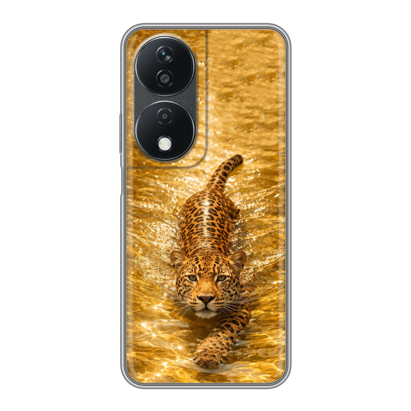 Силиконовый чехол на Honor X7b с принтом женский Силиконовый чехол на Honor X7b с принтом женский