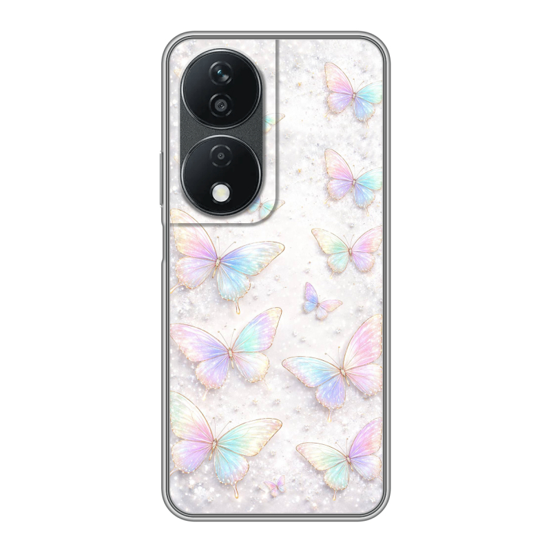 Силиконовый чехол на Honor X7b с принтом женский Силиконовый чехол на Honor X7b с принтом женский