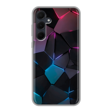 Силиконовый чехол на Samsung Galaxy A35 с принтом Геометрия неона Силиконовый чехол на Samsung Galaxy A35 с принтом Геометрия неона